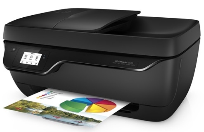 HEWLETT PACKARD Stampante multifunzione HP InkJet OJ3833 con WI-Fi 4 in 1 nero